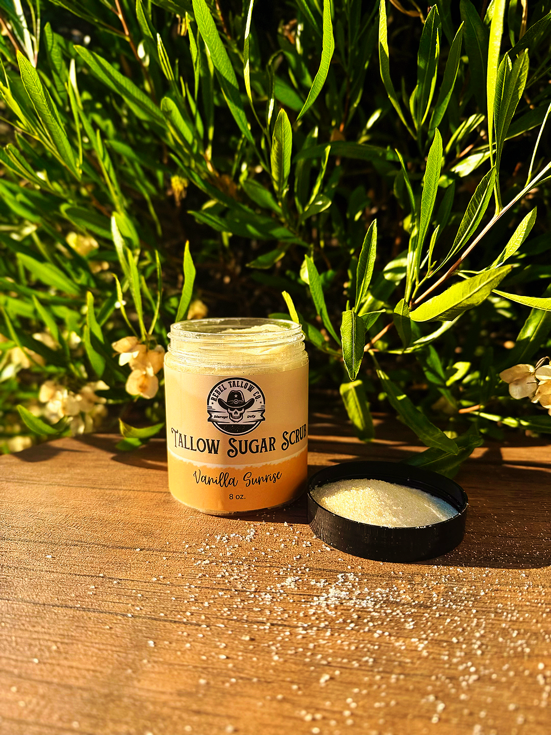 Tallow Sugar Scrub - Vanilla Sunrise 8oz